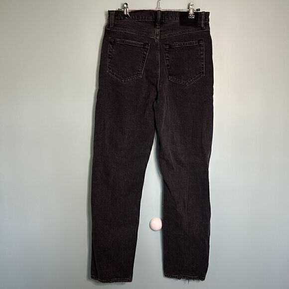 Abercrombie The Dad High Rise Distressed Jeans - Picture 8 of 10
